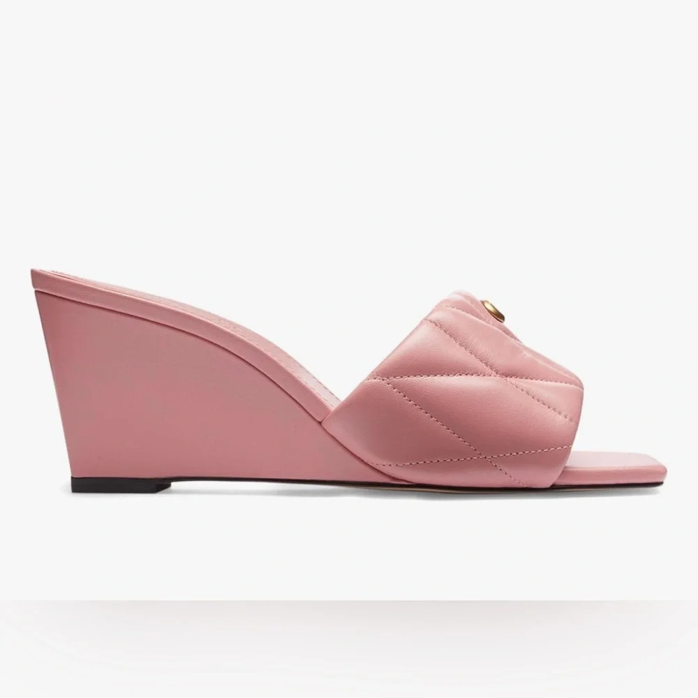 Coach Women's Emma Wedge Sandal, 
Color: Bubblegum 🍬, Size:  7 👡 - Picture 2 of 9